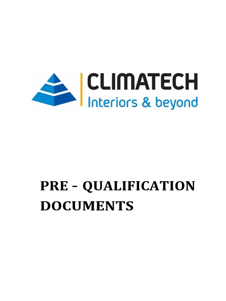 Pre Qualification Documents | PDF | Dubai | Project Management
