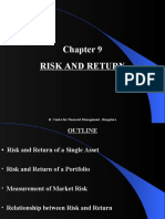 Risk and Return: Centre For Financial Management, Bangalore