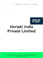 Horiaki India Private Limited: 1 Out of 3