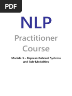 NLP Module 3 Representational Systems