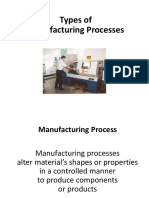 Types Manufacturing Processes Guide