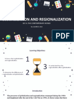Globalization and Regionalization: Gec 6: The Contemporary World