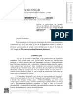 Dia Internacional da Dignidade Menstrual na Câmara