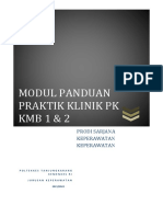 Modul Panduan Praktik Klinik PK KMB 1 Dan 2 Tahun 2021