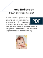 O Que É A Síndrome de Down Ou Trissomia 21