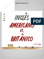 Inglês Americano X Inglês Britânico