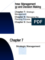 Part Three: Management Strategy and Decision Making