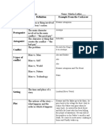 C Elements of Literature Element of Lit Example From The Cockcrow Character Protagonist Antagonist Conflict 5 Types of Conflict