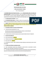 Concurso MPCE Jornalismo 2021 defesa direitos humanos