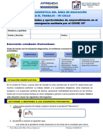 EVALUACIÓN DIAGNOSTICA VII Ciclo 2022