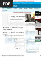 Modules 4 - 7 - Ethernet Concepts Exam Answers - Premium IT Exam & Certified