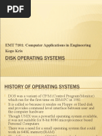 Disk Operating Systems