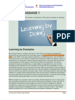 Reading Passage 1: Learning by Examples