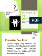 Definisi Preventive Dentistry