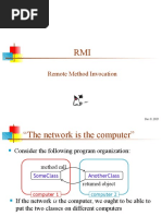 Remote Method Invocation