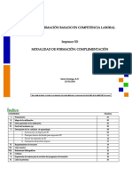 Programa de formación basado en competencia laboral para Impresor 3D