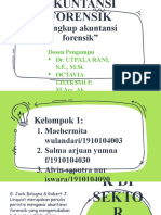 Kelompok 1 - Akuntansi Forensik - Pertemuan 4