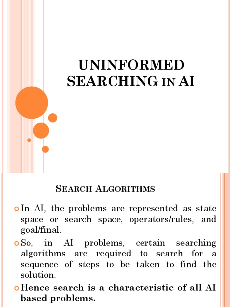 Uninformed Search Algorithms | PDF | Theoretical Computer Science ...