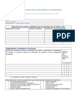 Cuestionario de Detección de Necesidades de Capacitación