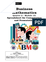 Business Math Module 15-16-17 18