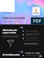 CRISTALIZACIÓN