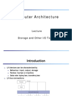 Computer Architecture: Storage and Other I/O Topics