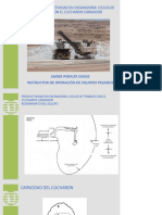 Sesión 13 Productividad en Excavadora Ciclos de Trabajo Con El Cucharon Cargador