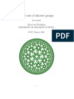 Limit Sets of Discrete Groups: Jos e Seade School and Workshop "Geometry of Discrete Actions", ICTP, Trieste, 2015