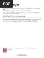 CSR and Fraud Article