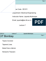 Course Code: EE 611 Department: Electrical Engineering Instructor Name: Jayanta Mukherjee Email: Jayanta@ee - Iitb.ac - in