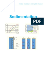 Sedimentation: Handout - Introduction To Drinking Water Treatment