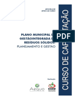 Plano Municipal de Gestão Integrada de Resíduos Sólidos