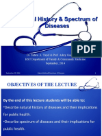 Lecture 4-Natural History of Disease