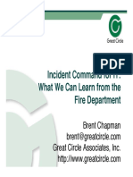 Incident Command System - Brent Chapman