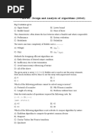 7 KS 03: Design and Analysis of Algorithms (10342) : A BC D