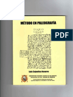 Cajavilca Navarro, L. (2014) - Metodo de Paleografía