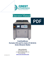 Crest Healthcare PJ W R D Operator Manual