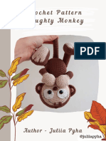 Crochet Pattern Naughty Monkey: Author - Juliia Pyha