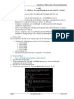 Lab 3 Hardening Security With User Account Management and Security Controls Objective of LAB3