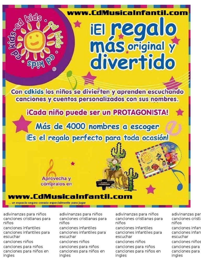 Musica Infantil Para Ninos Musica Pop Canciones Americanas