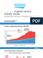 A Review of Global Cement Industry Trends: Concreatech, New Delhi, November 2018