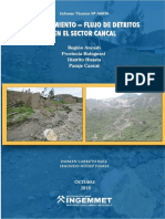 Deslizamiento Flujo Detritos Sec.cancal-Ancash