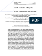 Criterios de Evaluacion de Proyectos