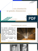 Concreto en Cimentación de Grandes Dimensiones