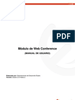 Web Conference Module Manual Esp