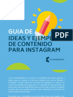 Ideas y Ejemplos de Contenido para Instagram