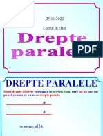 Drepte - Paralele - Clasa A VI