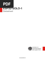 Esp32-Solo-1 Datasheet en