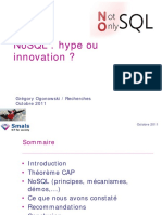 NoSQL - Hype ou Innovation