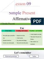 Lesson 09 - Simple Present Affirmative